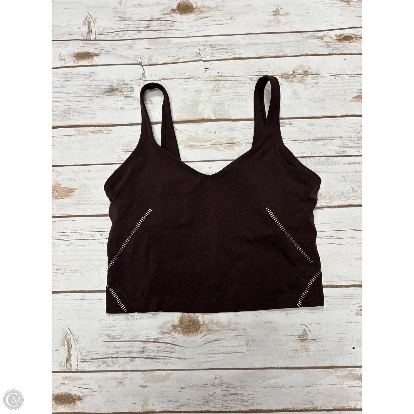 Athletic Tank Top By Lululemon In Brown, Size: S