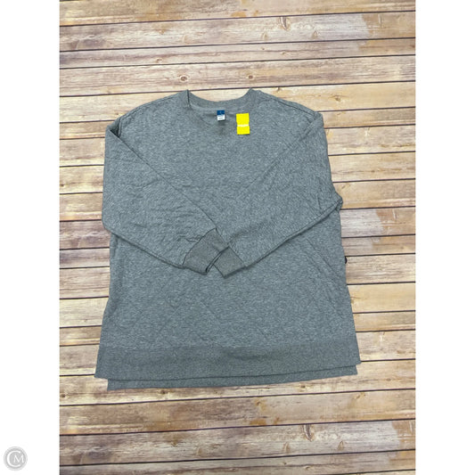 Sweatshirt Collar By Old Navy In Grey, Size: Xl