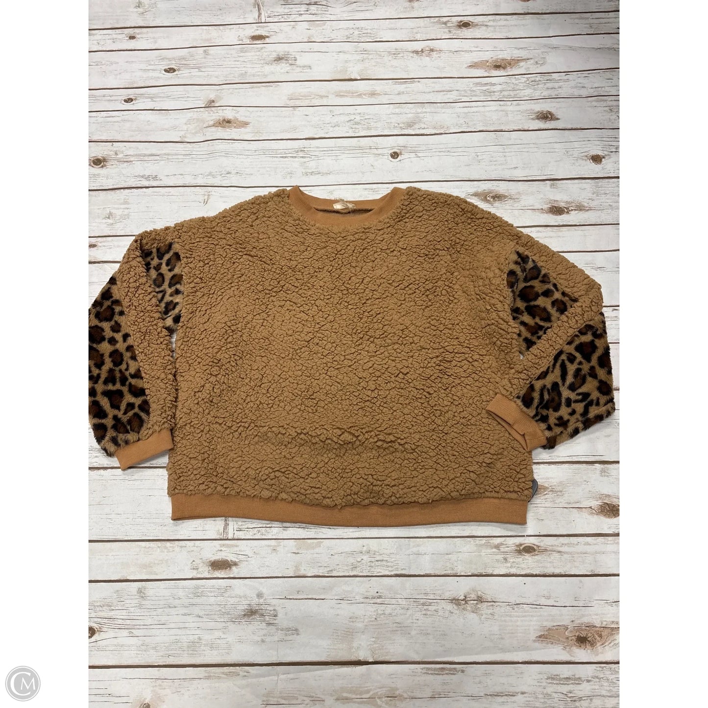 Sweater By Easel In Brown, Size: M