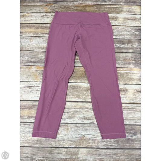 Athletic Leggings By Lululemon In Pink, Size: 14