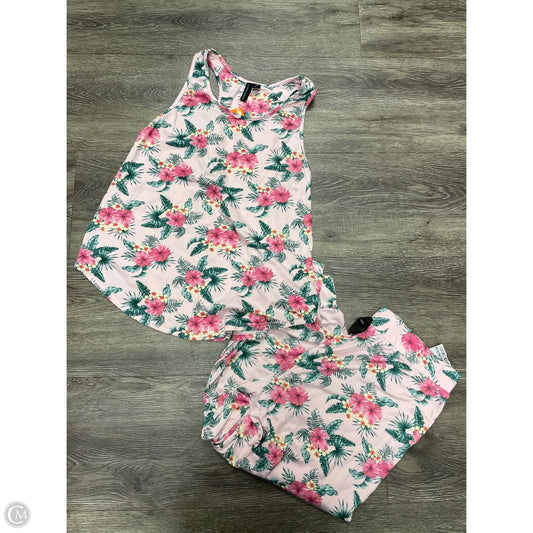 Pajamas 2pc By Cynthia Rowley In Pink, Size: L