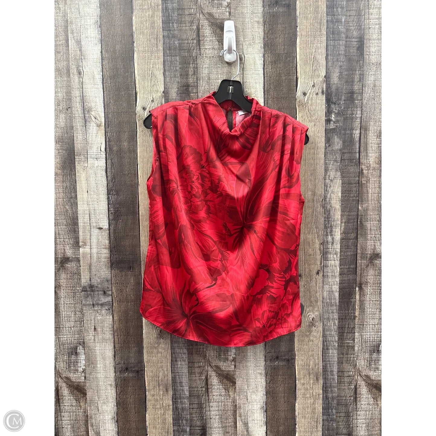 Top Sleeveless By Olivaceous In Red, Size: S