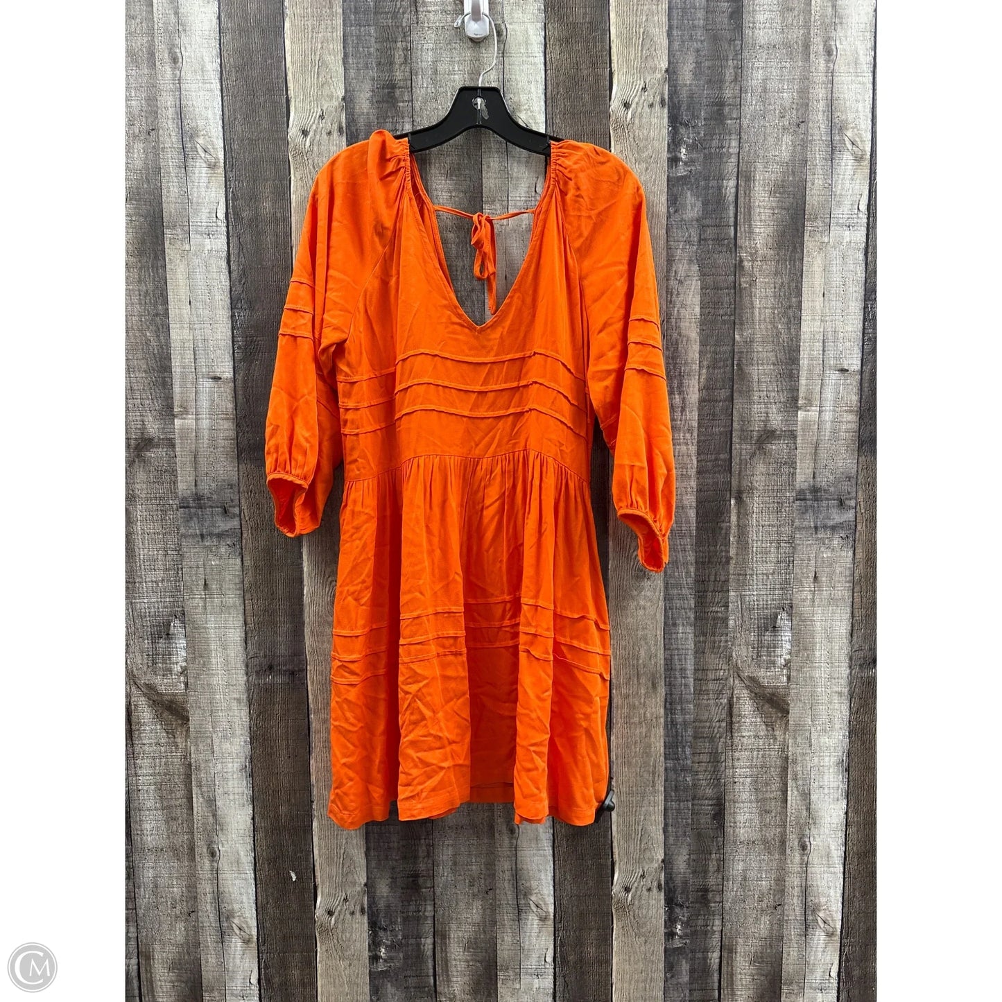 Dress Casual Midi By Shinestar In Orange, Size: M