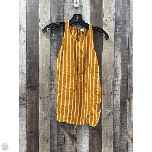 Top Sleeveless By Old Navy In Yellow, Size: S