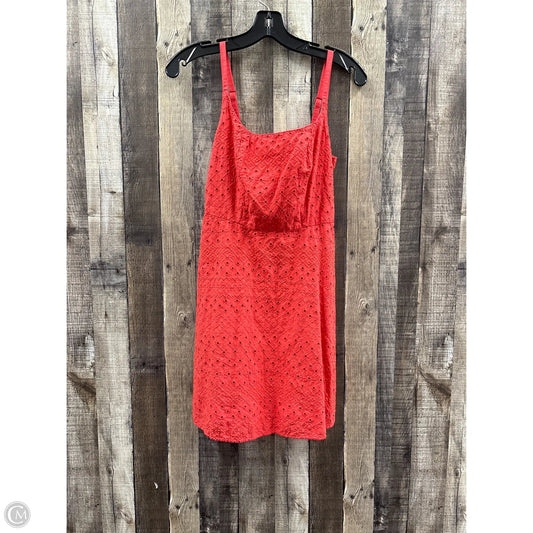 Dress Casual Midi By Old Navy In Red, Size: Xs