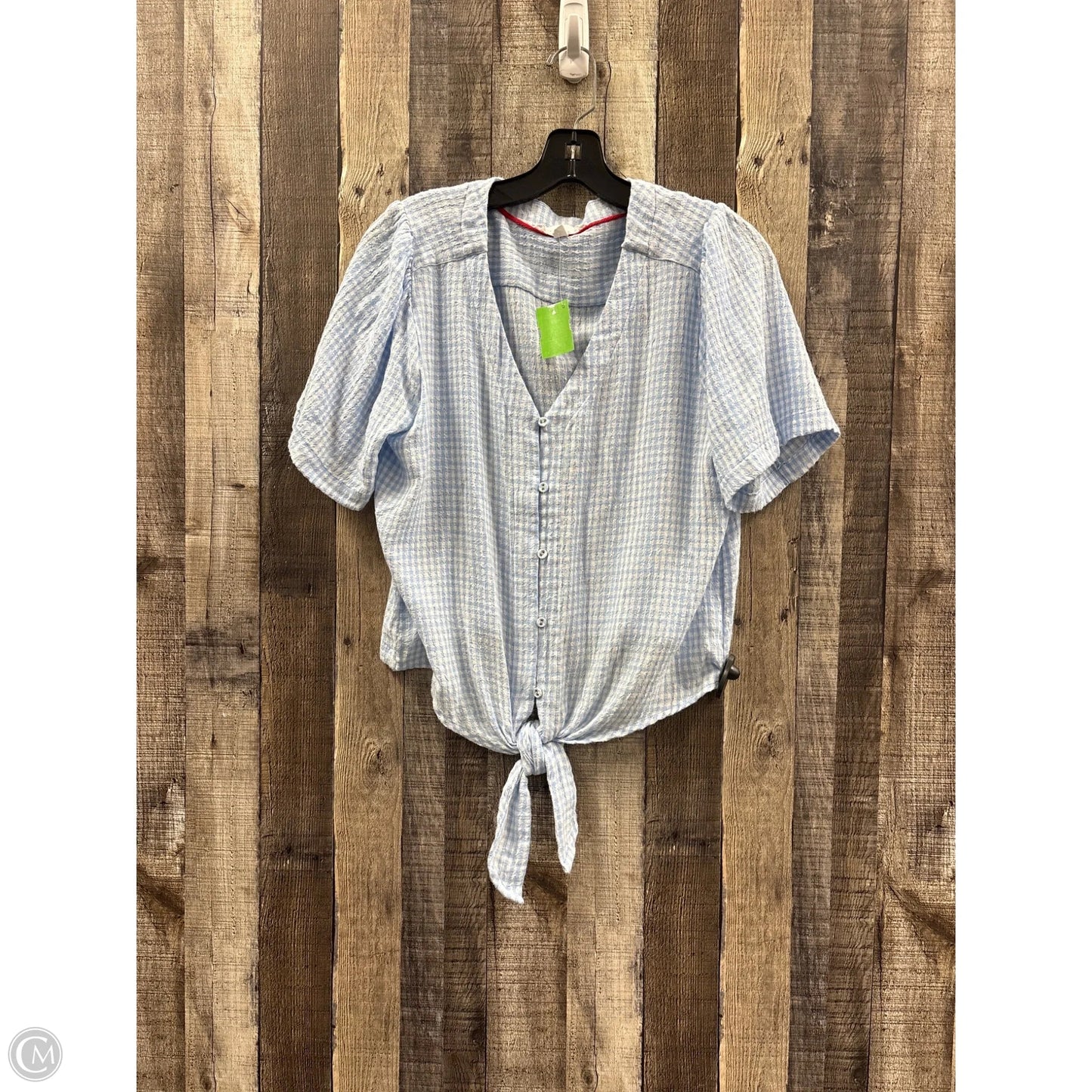 Top Short Sleeve By Jane And Delancey In Blue, Size: S