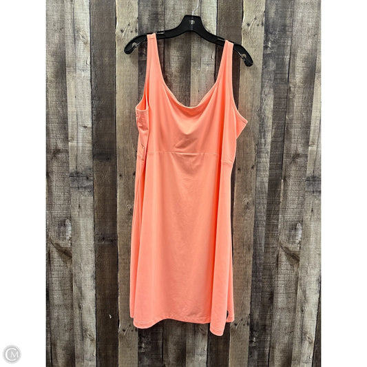 Dress Casual Midi By Columbia In Orange, Size: 1x