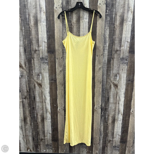 Dress Casual Maxi By Anthropologie In Yellow, Size: L