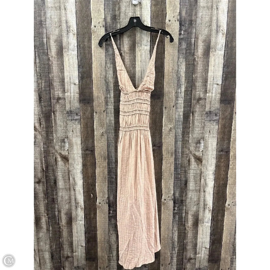 Dress Casual Maxi By Zara In Brown, Size: S