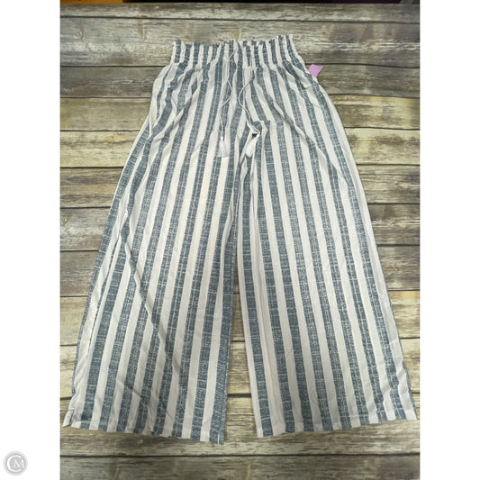 Pants Wide Leg By West Loop In Blue & White, Size: 16