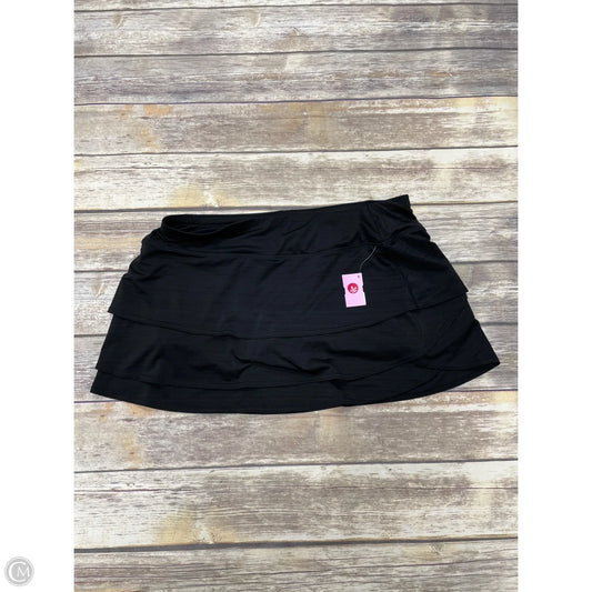 Athletic Skort By Athleta In Black, Size: Xl