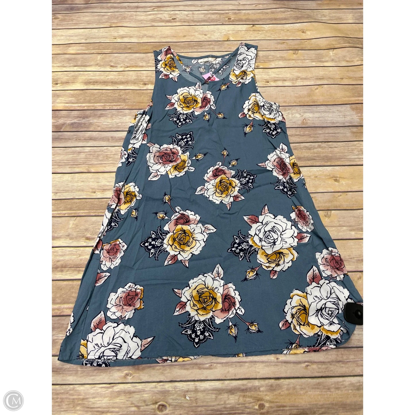 Dress Casual Midi By Maurices In Blue, Size: L