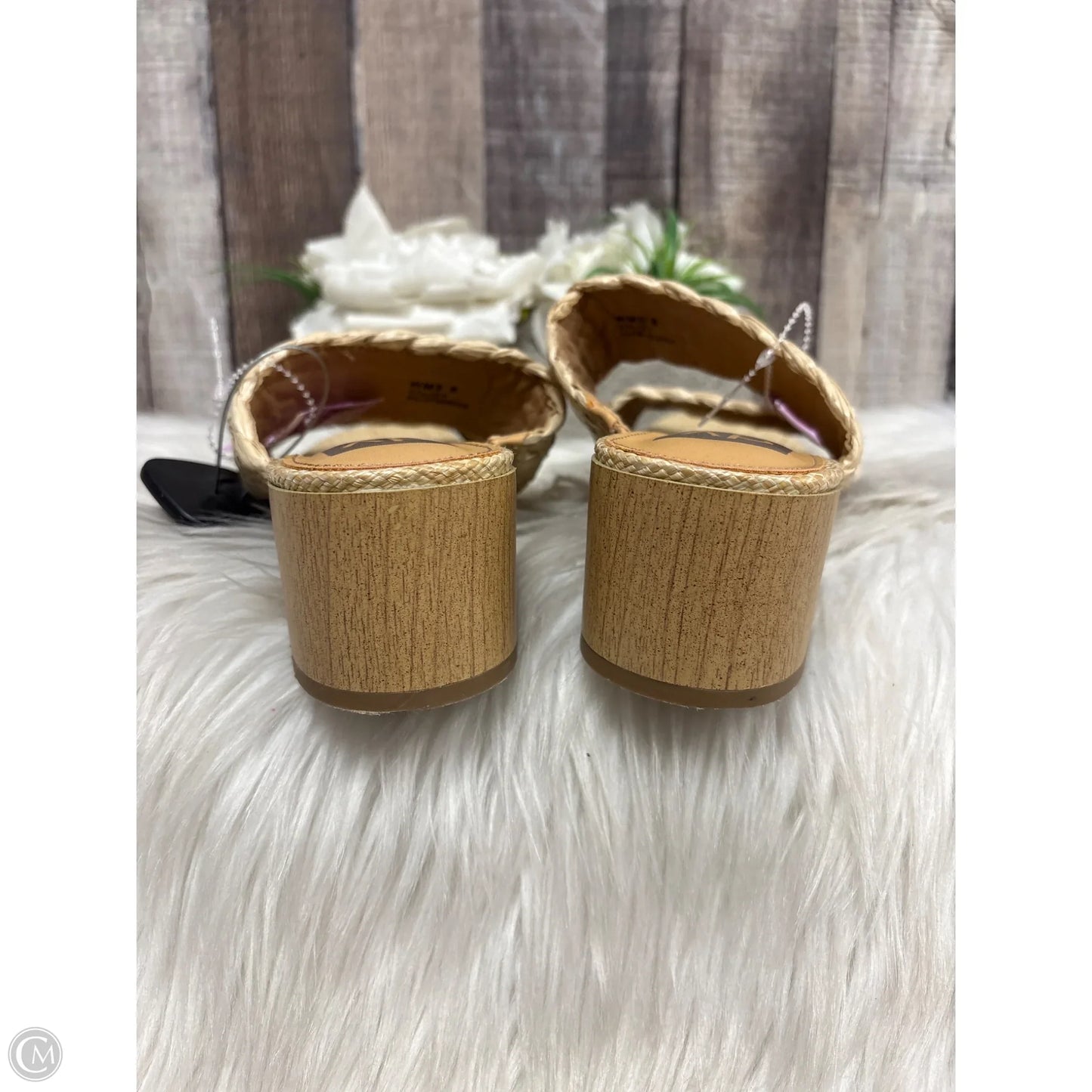 Sandals Heels Block By Dolce Vita In Tan, Size: 8