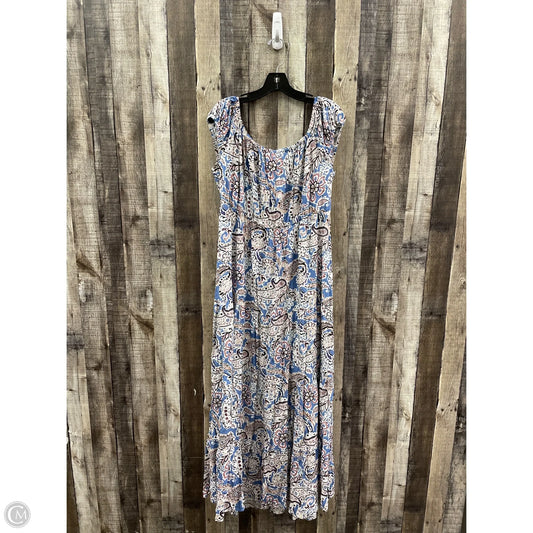 Dress Casual Maxi By Cme In Multi-colored, Size: Xl