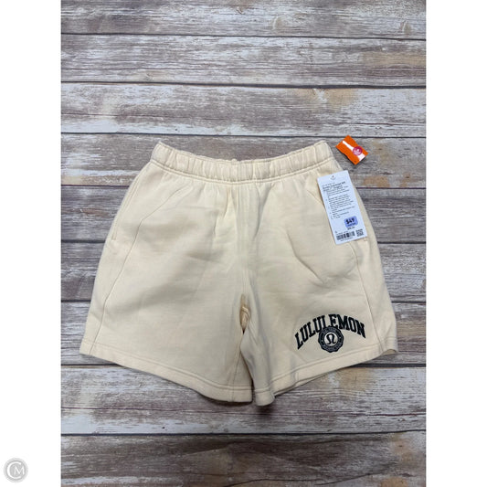 Athletic Shorts By Lululemon In Yellow, Size: S