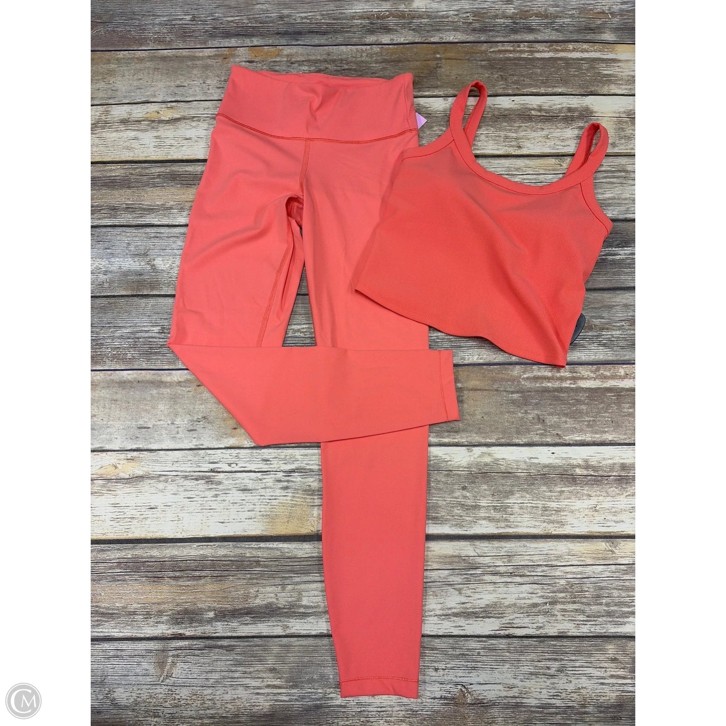 Athletic Pants 2pc By Cme In Orange, Size: S