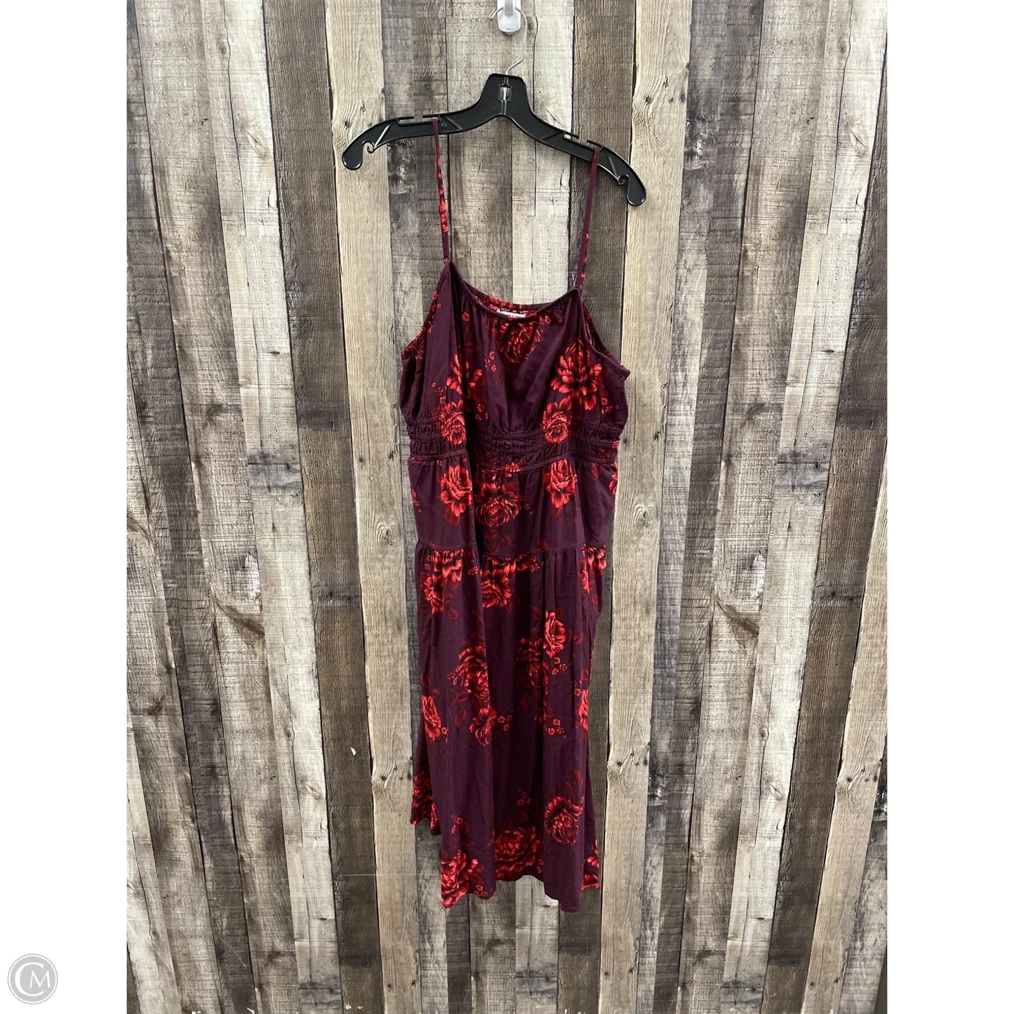 Dress Casual Midi By Old Navy In Purple, Size: Xl
