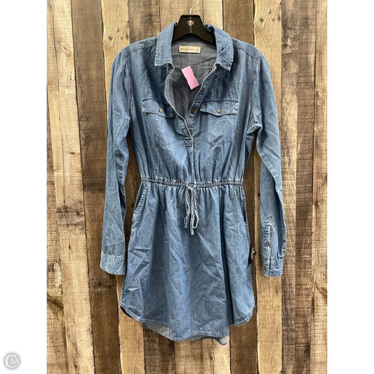 Dress Casual Midi By Abercrombie And Fitch In Blue, Size: S