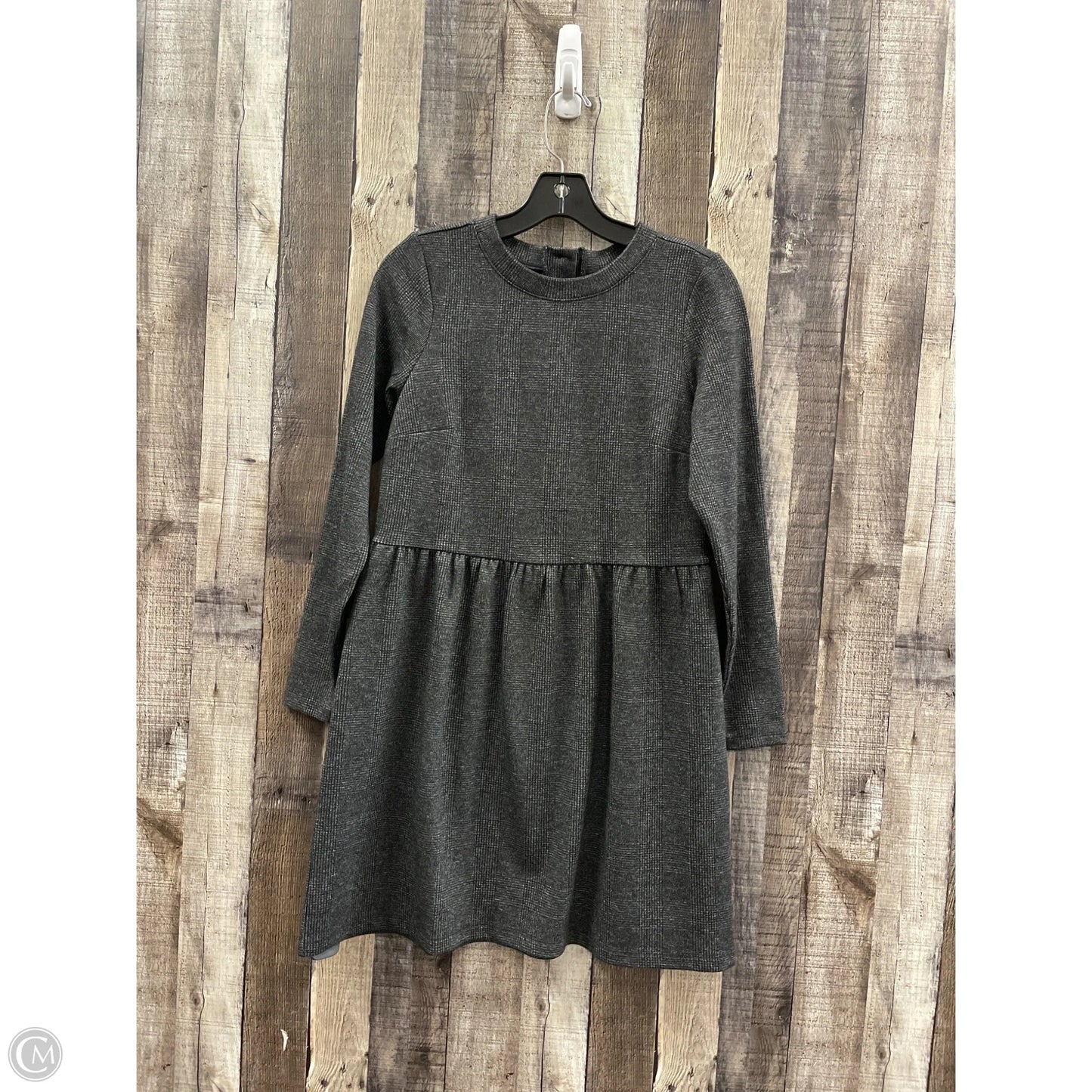 Dress Casual Midi By Loft In Grey, Size: S