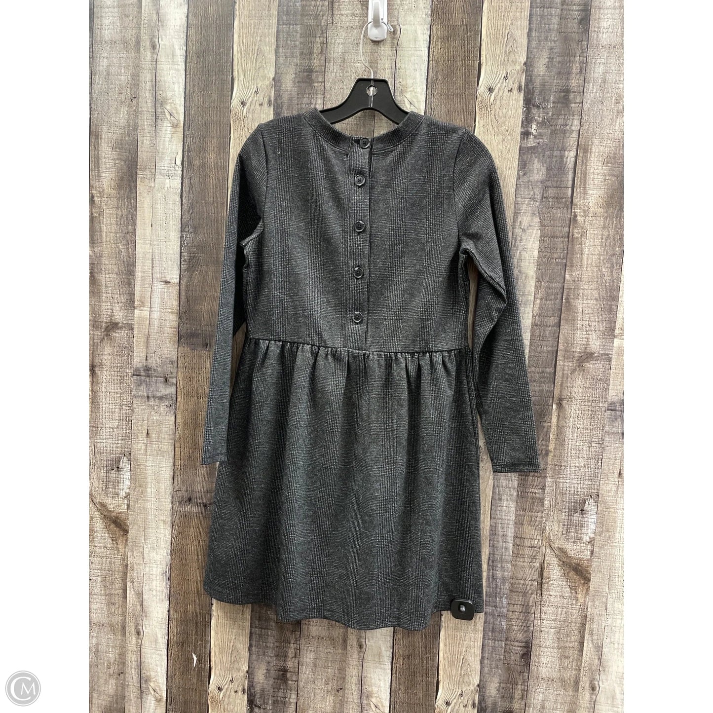 Dress Casual Midi By Loft In Grey, Size: S