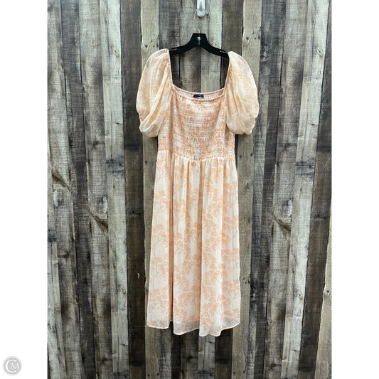 Dress Casual Midi By Tommy Hilfiger In Pink, Size: 14