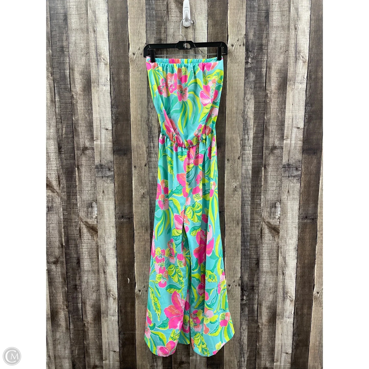 Jumpsuit Designer By Lilly Pulitzer In Floral Print, Size: M