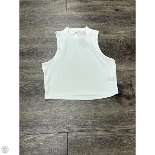 Top Sleeveless Basic By Shein In White, Size: M