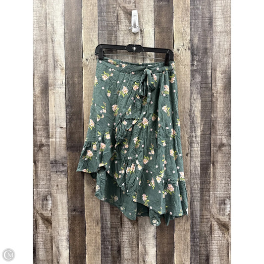 Skirt Midi By So In Green, Size: M
