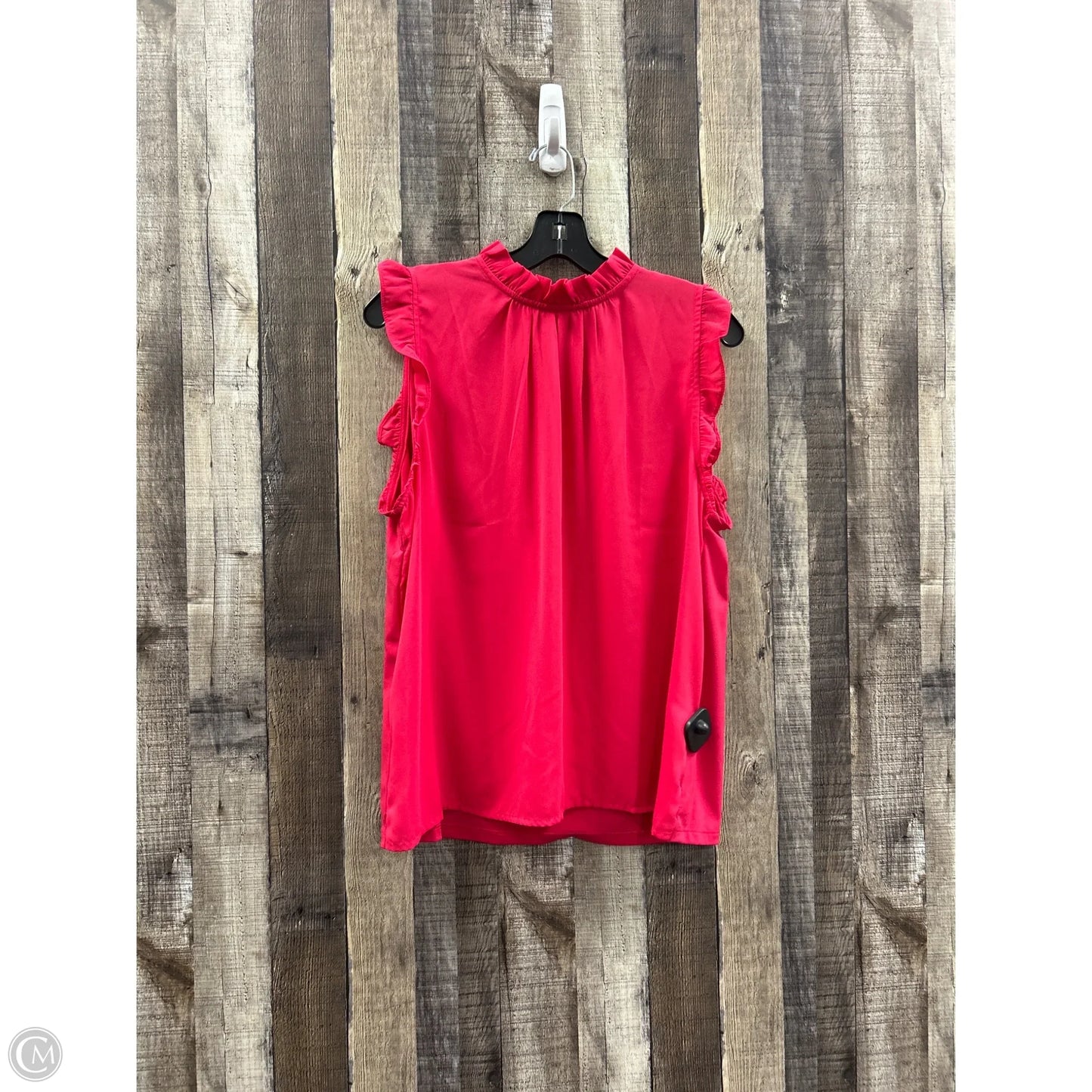 Top Sleeveless By Ann Taylor In Pink, Size: L