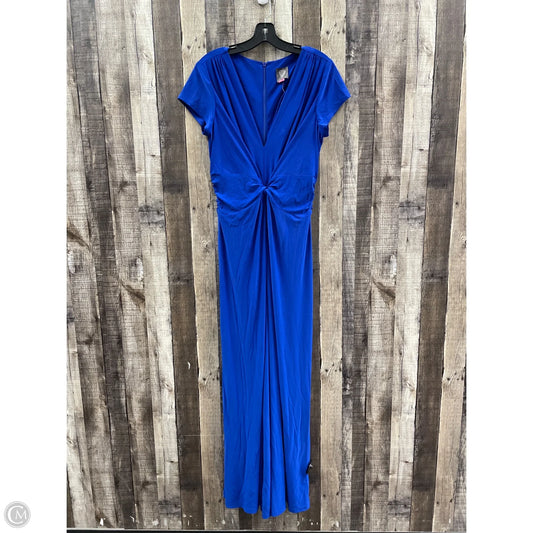 Dress Casual Maxi By Vince Camuto In Blue, Size: L