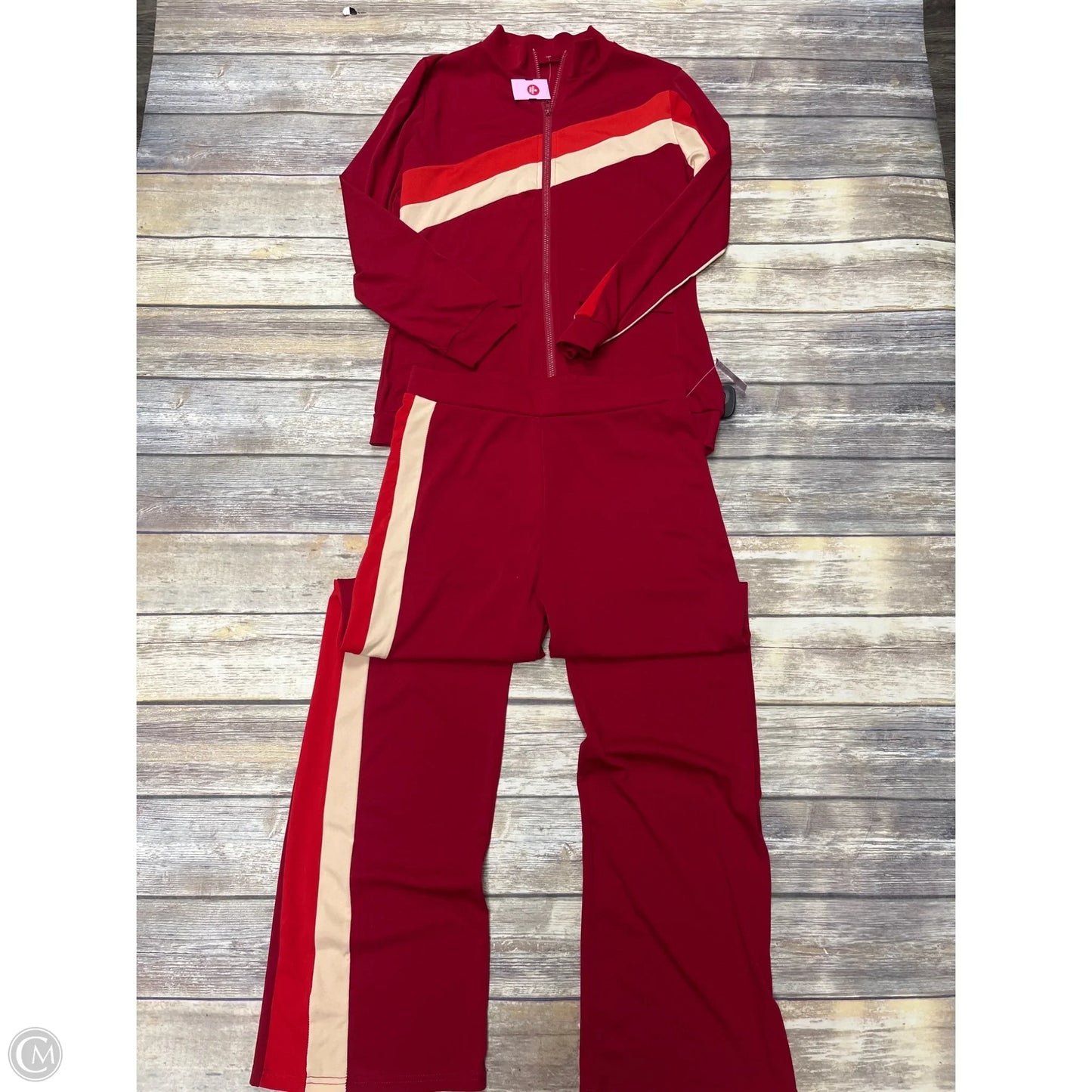 Pants Set 2pc By Cmf In Red, Size: L