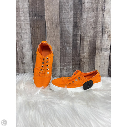 Shoes Sneakers By Cme In Orange, Size: 7