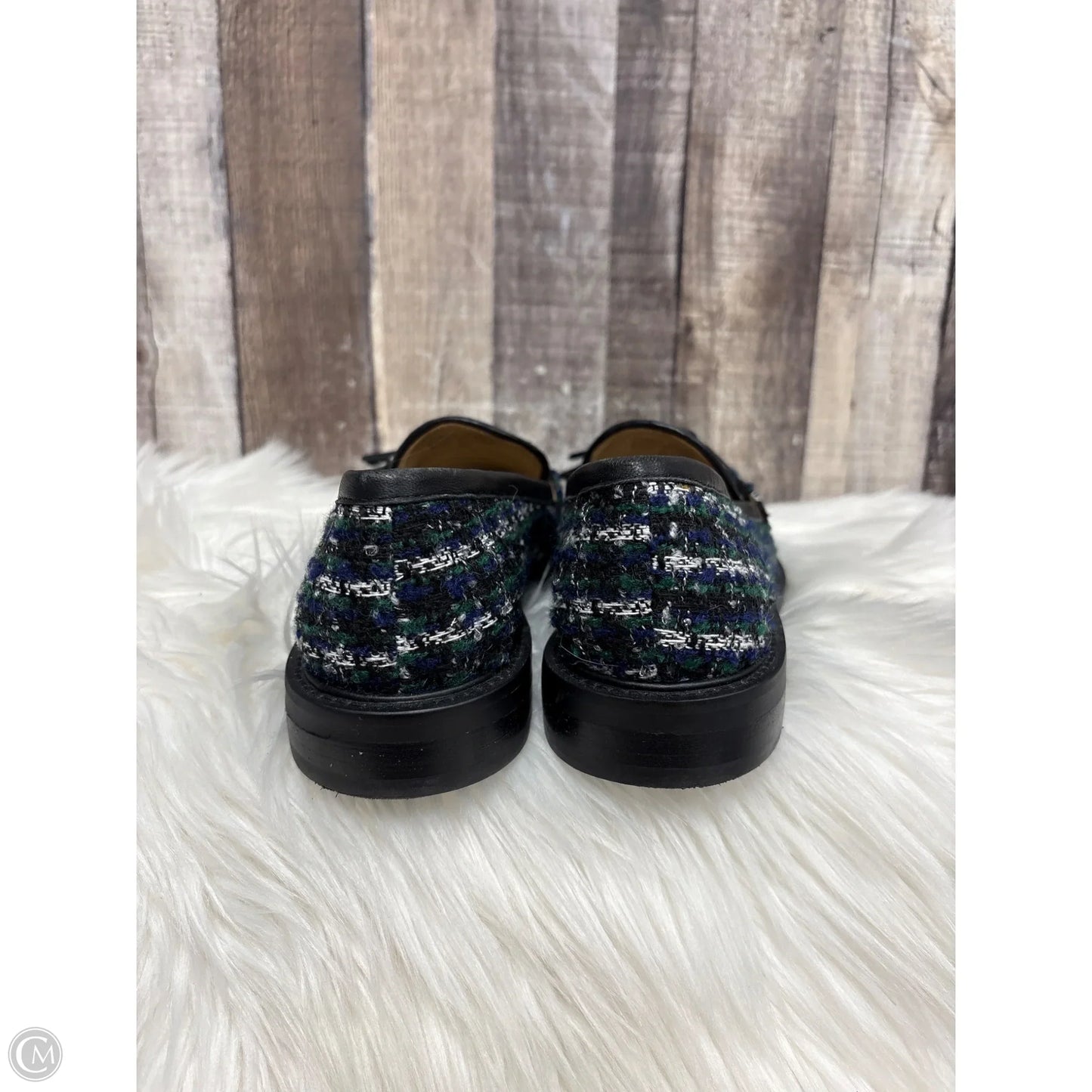 Shoes Flats By Ann Taylor In Plaid Pattern, Size: 8