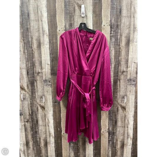 Dress Casual Midi By Cmc In Purple, Size: 18
