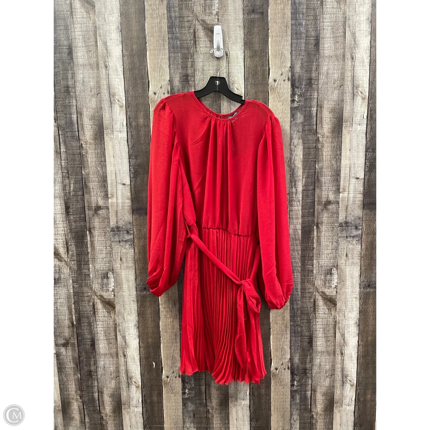 Dress Casual Midi By City Chic In Red, Size: 16