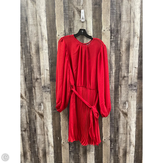 Dress Casual Midi By City Chic In Red, Size: 16