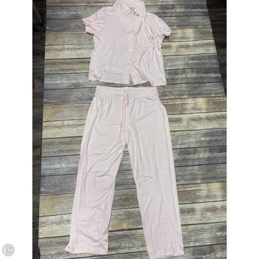 Pajamas 2pc By Nine West In Pink, Size: Xl