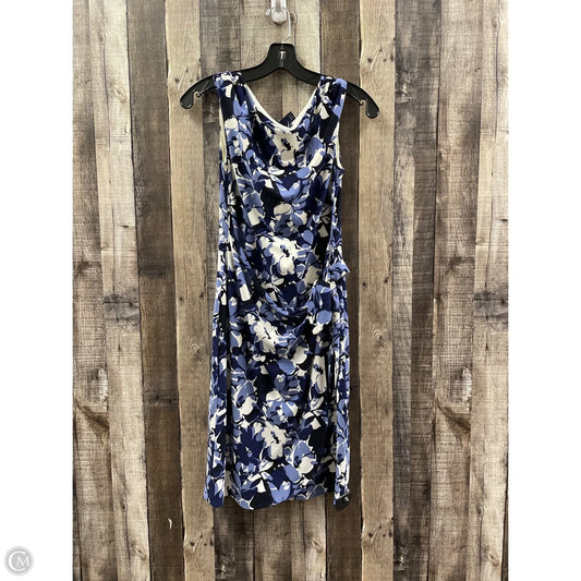 Dress Casual Midi By American Living In Blue, Size: 6