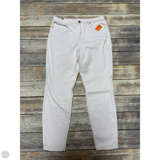 Jeans Skinny By Lc Lauren Conrad In White, Size: 16