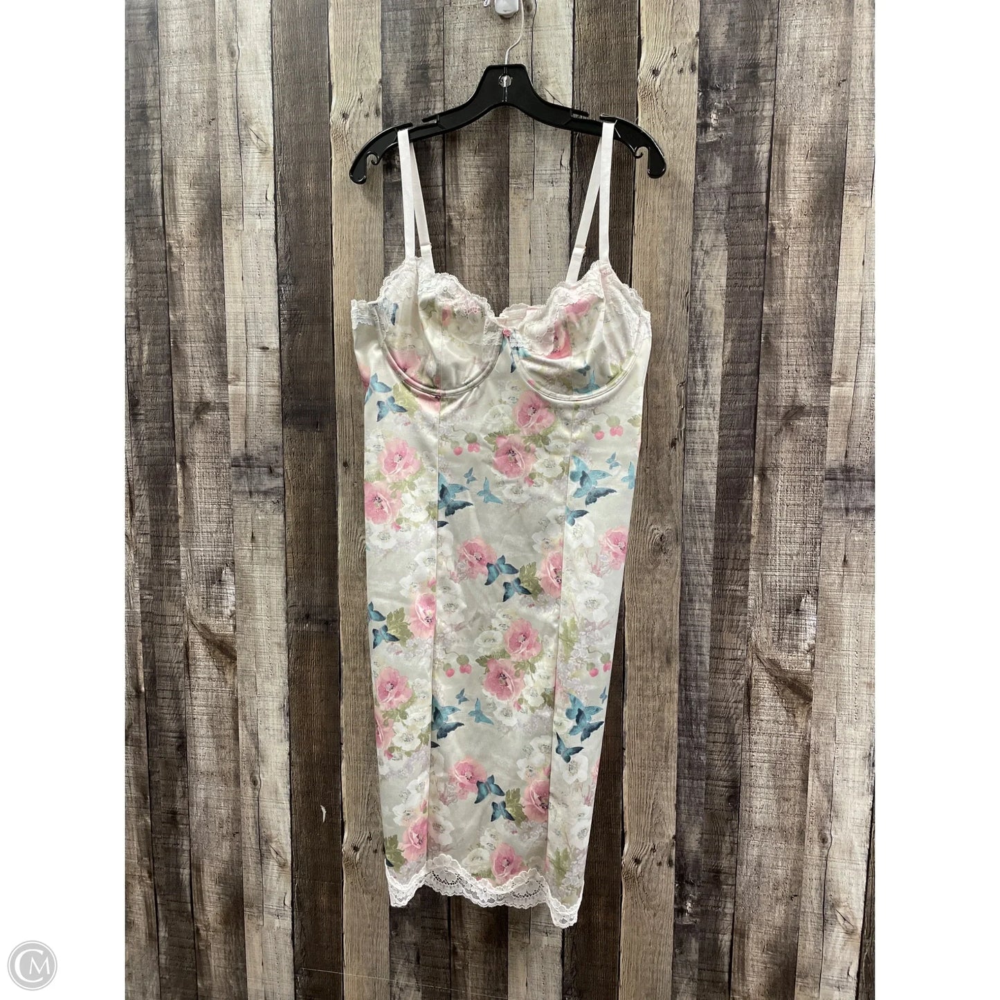 Dress Casual Short By Victorias Secret In Floral Print, Size: Xxl