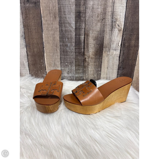 Sandals Designer By Tory Burch In Brown, Size: 7