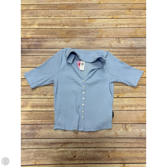 Top Short Sleeve By Old Navy In Blue, Size: M