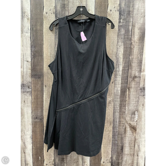 Dress Casual Short By H For Halston In Black, Size: 1x