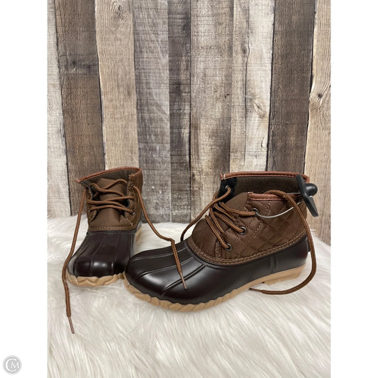 Boots Rain By St Johns Bay In Brown, Size: 7