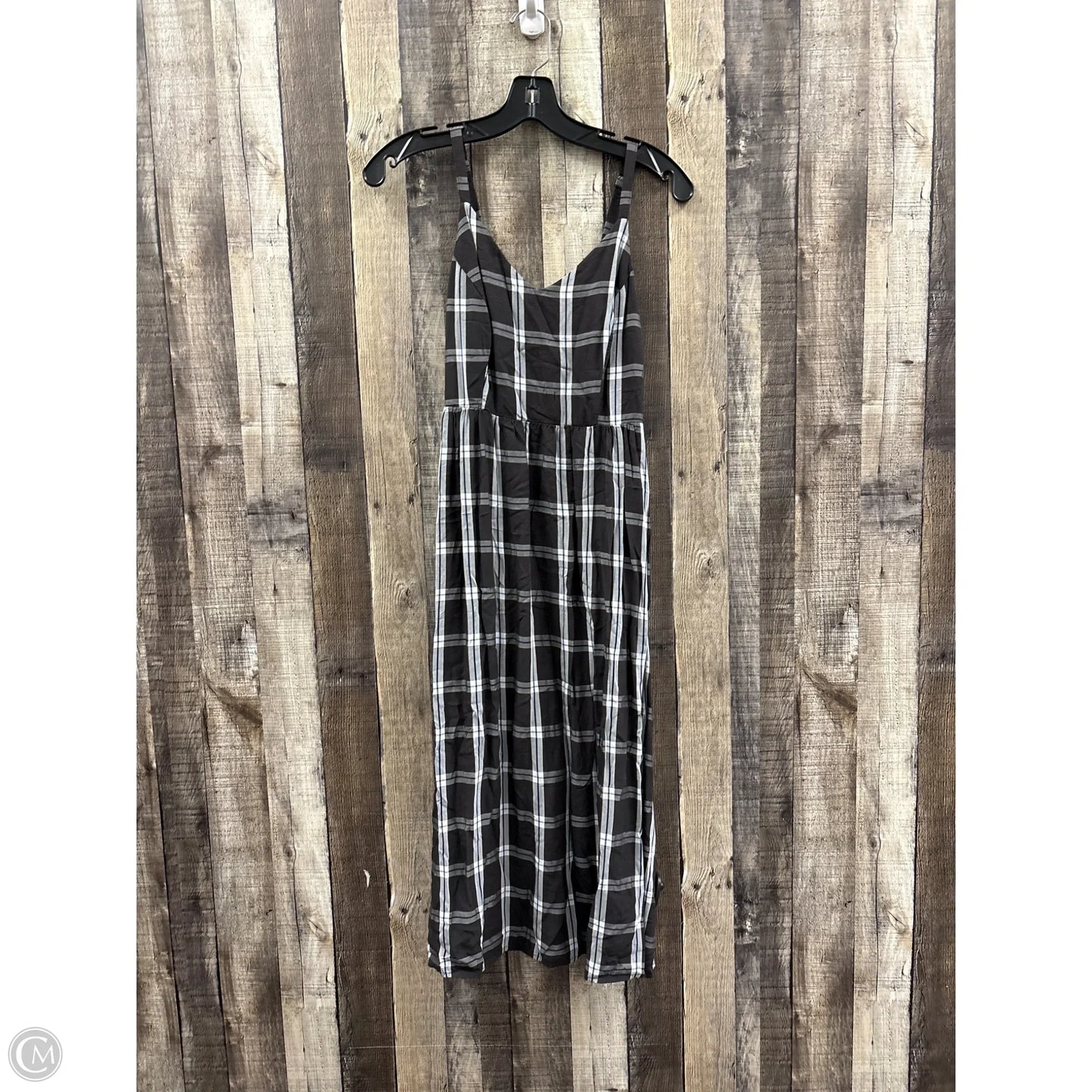 Dress Casual Midi By Old Navy In Checkered Pattern, Size: Xs