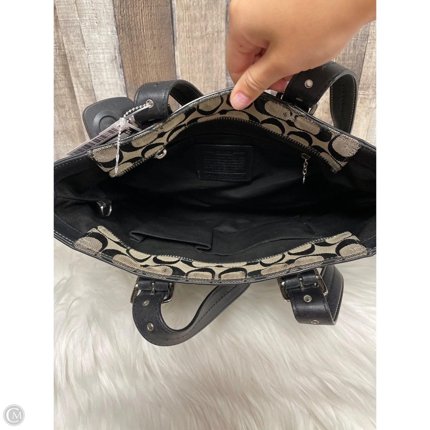 Handbag Designer By Coach, Size: Medium