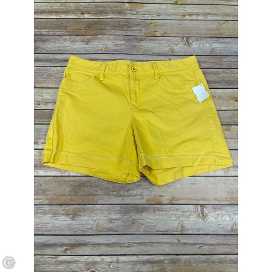 Shorts By Loft In Yellow, Size: 8