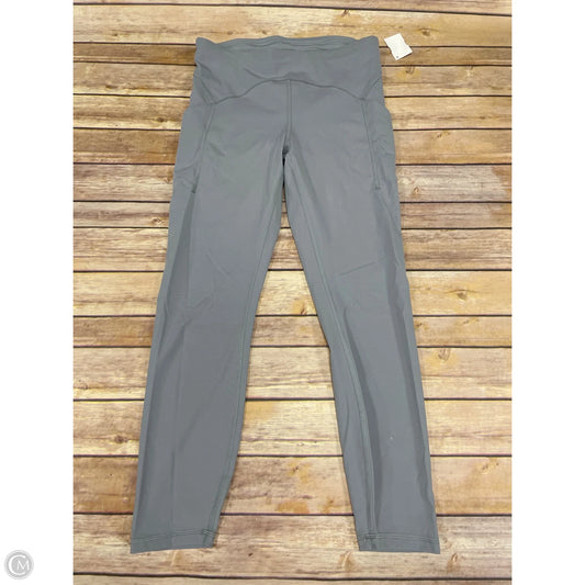 Athletic Leggings By Lululemon In Grey, Size: 10