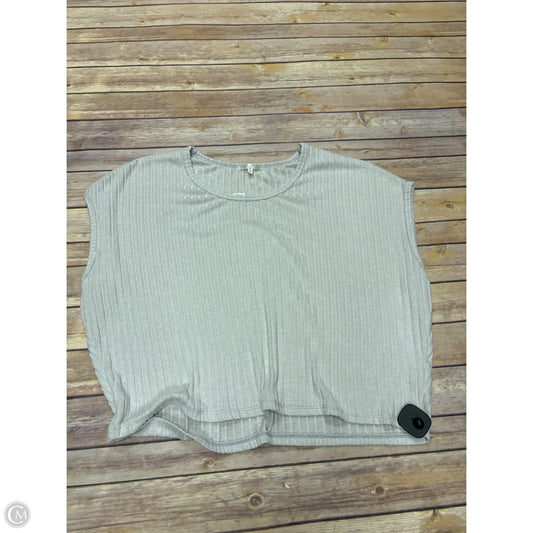 Top Short Sleeve By Z Supply In Cream, Size: Xl