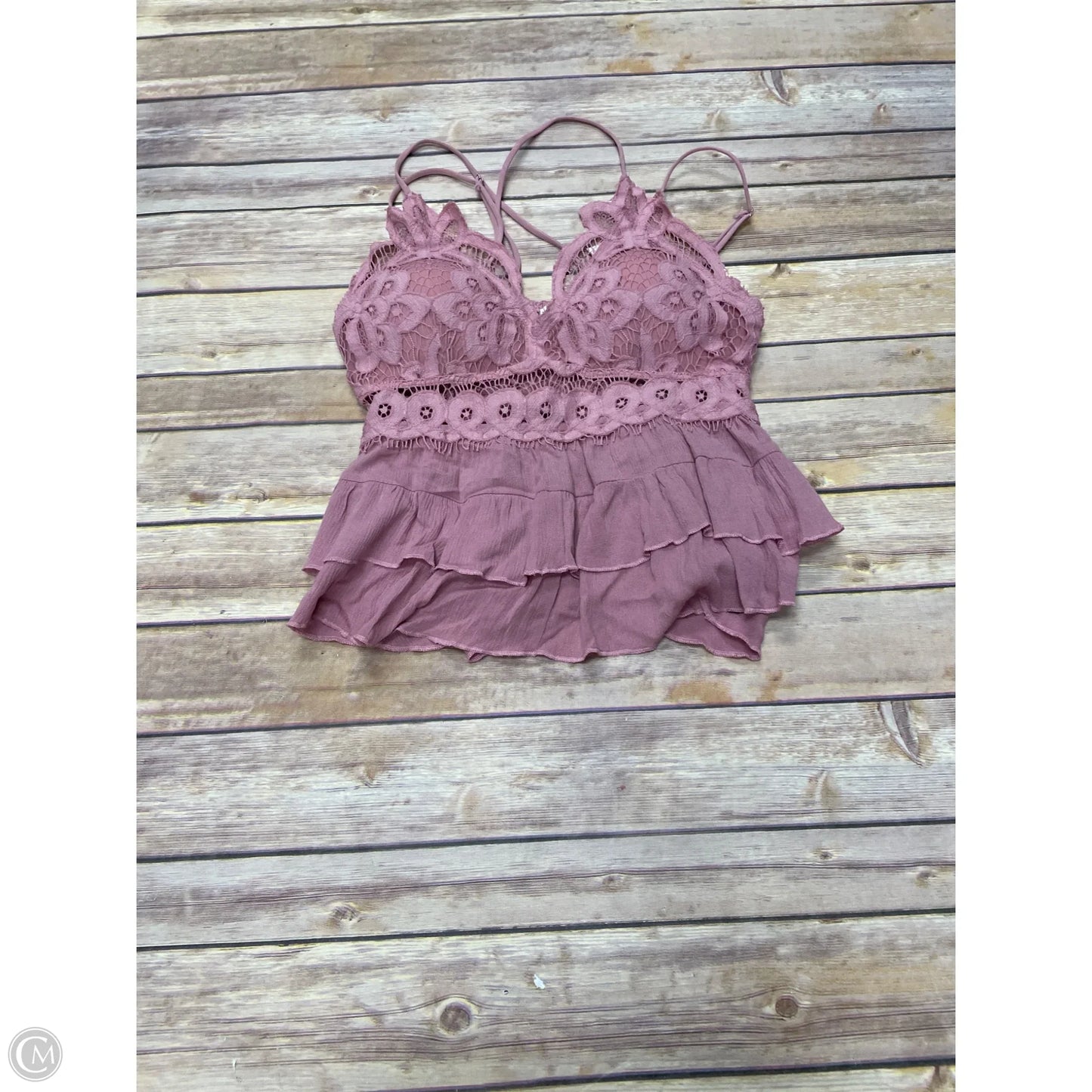 Tank Top By Pink Lily In Pink, Size: S